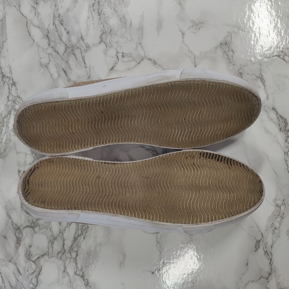 Jack Rogers Carter Gold Glitter Sneakers Size 8 - Picture 7 of 8